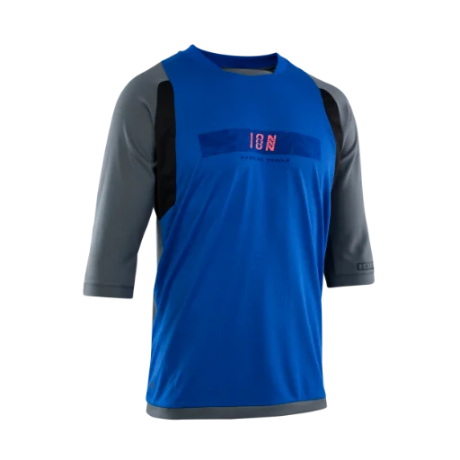 ION Scrub Amp 3/4 Sleeve MTB Jersey - Gray - 2022