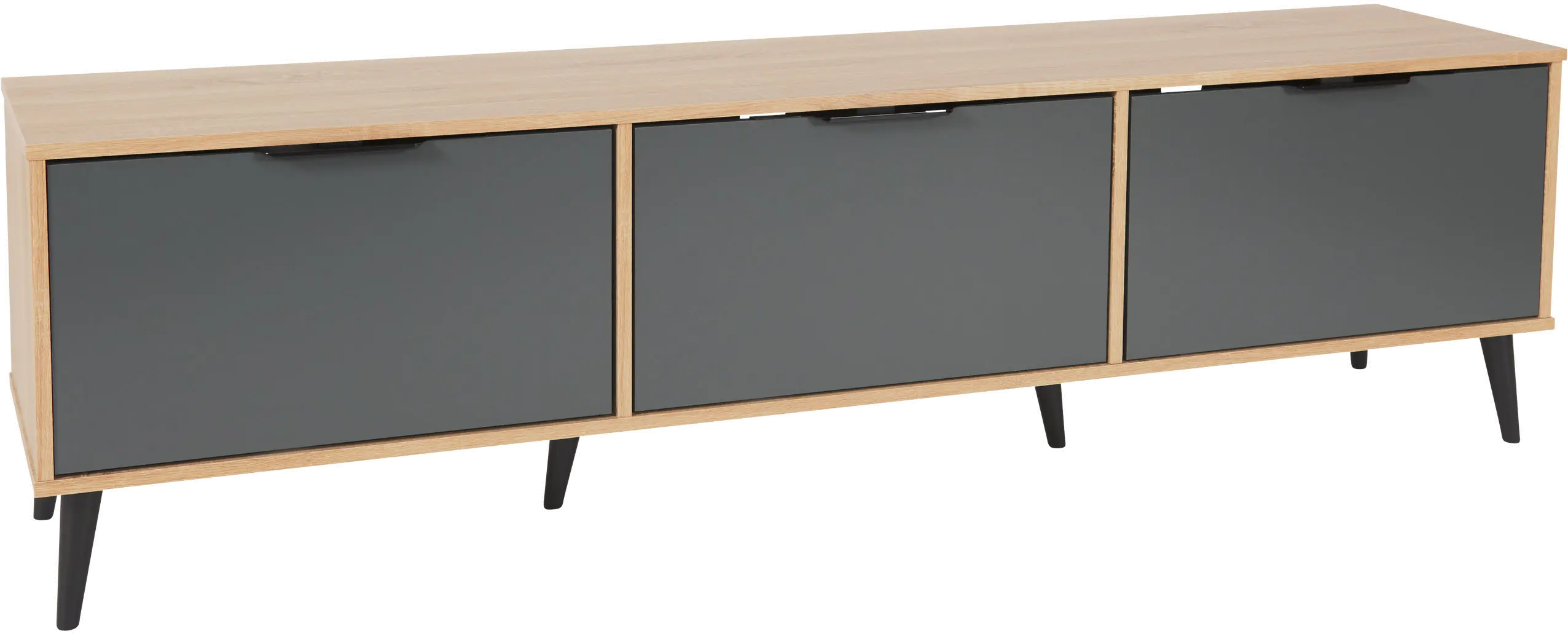 Cole Light Brown Closed Storage TV Stand