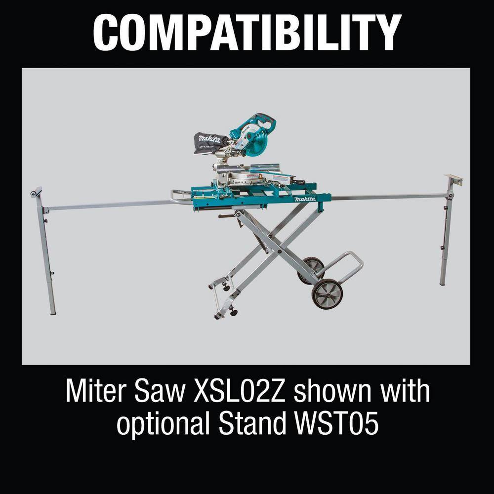 Makita 18V X2 LXT Lithium-Ion 12 in. Brushless Cordless 7-12 in. Dual Slide Compound Miter Saw (Tool-Only) XSL02Z