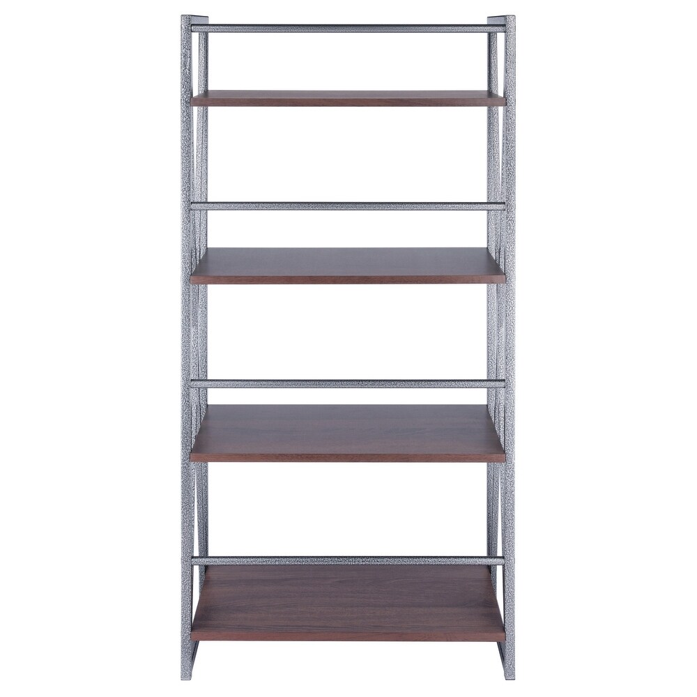Isa 3/4/5 Tier Shelf  Graphite and Walnut