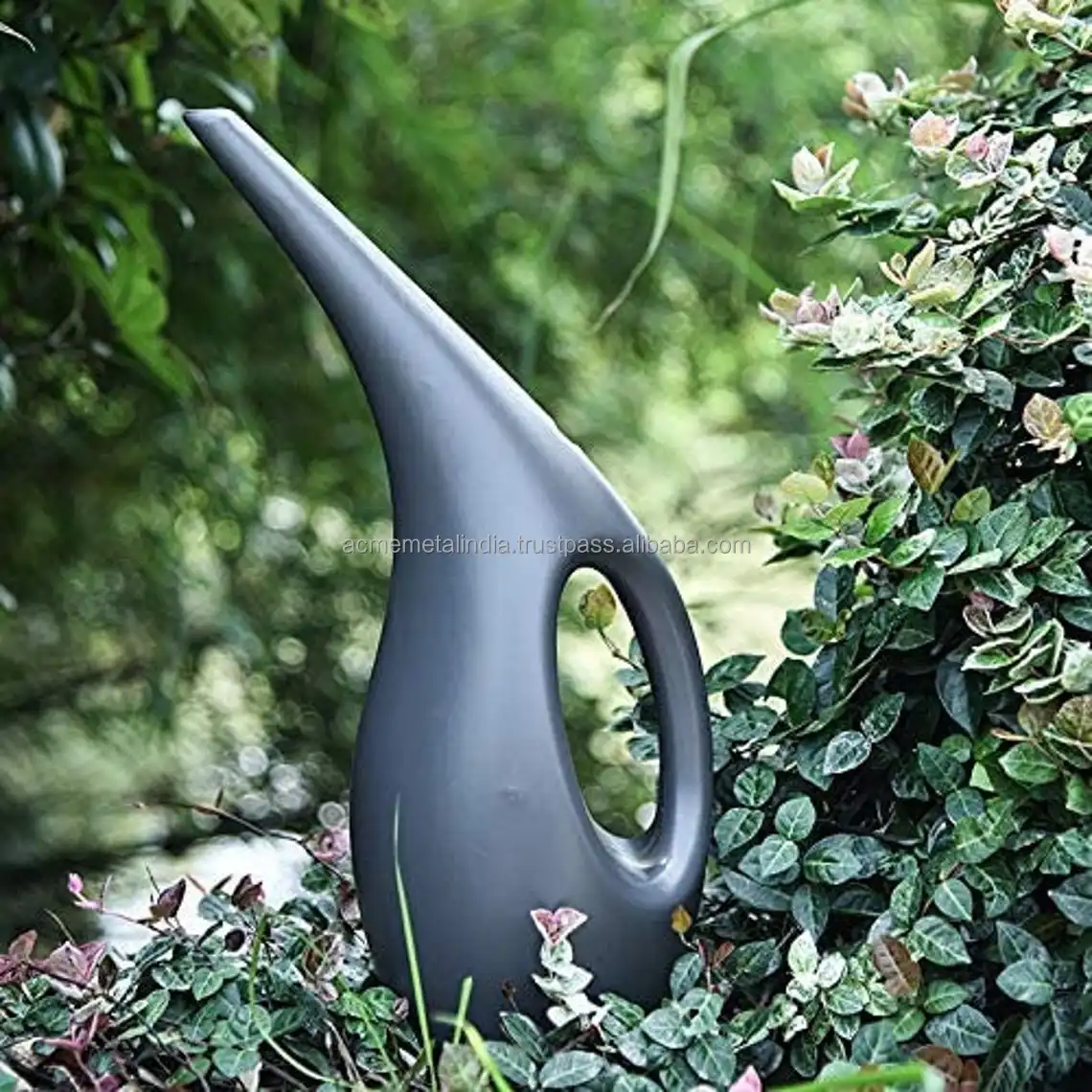 Garden Plants Watering Can Superior Quality Pure Dark Grey Color Indoor and Outdoor Garden Tool Watering Can Wholesale Supplies