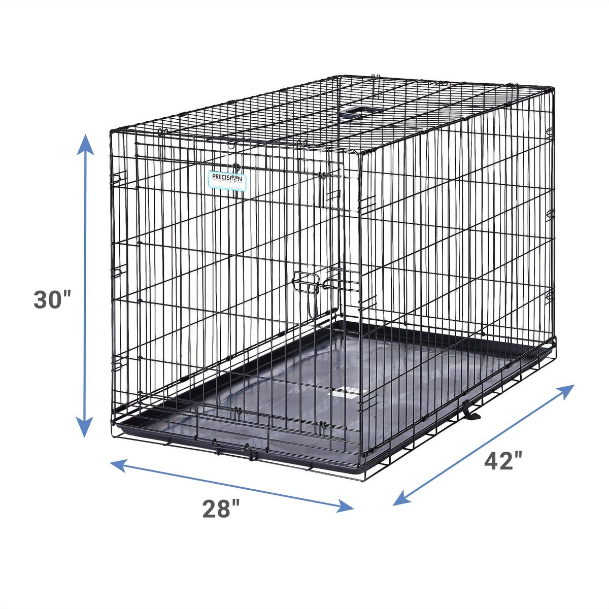 Precision Pet Products Provalu Single Door Collapsible Wire Dog Crate