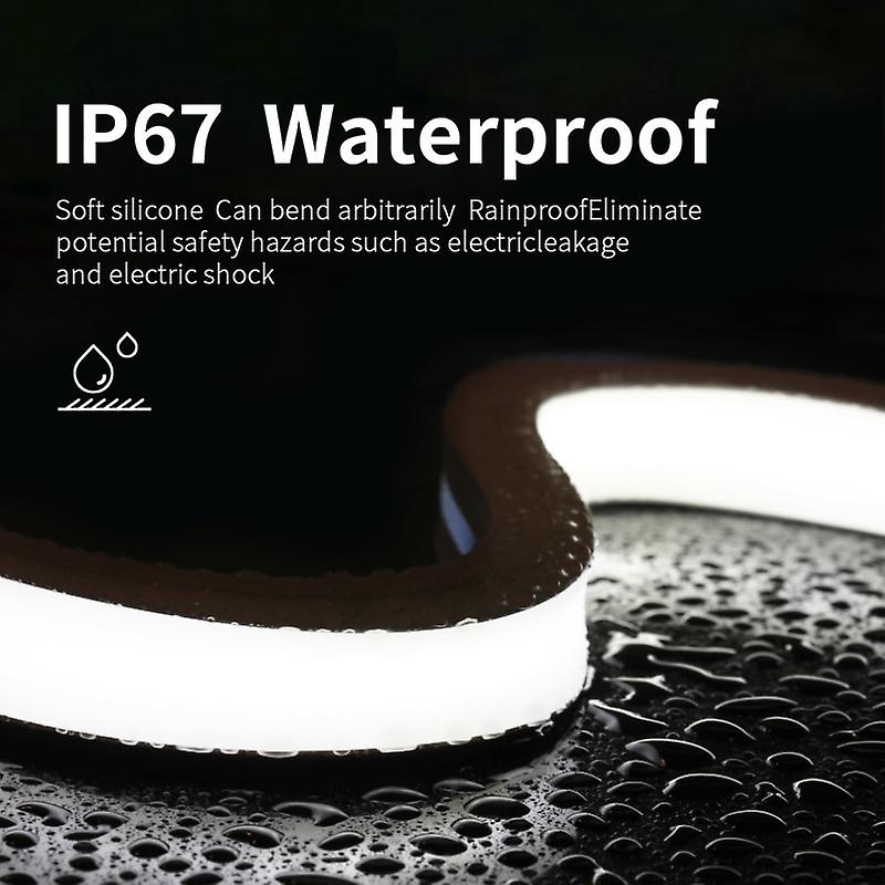 1224v Flexible Waterproof Silicone Led Light Strip Silica Gel Soft Lamp Tube 1m - 5m Ip67 Neon Rope Led Light Band