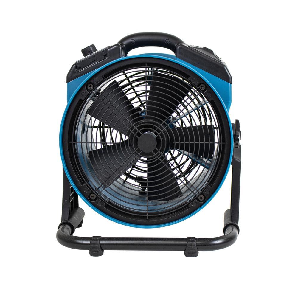 XPOWER FM-65B Portable Battery Operated Rechargeable Cordless Variable Speed Outdoor Cooling Misting Fan and Air Circulator FM-65B