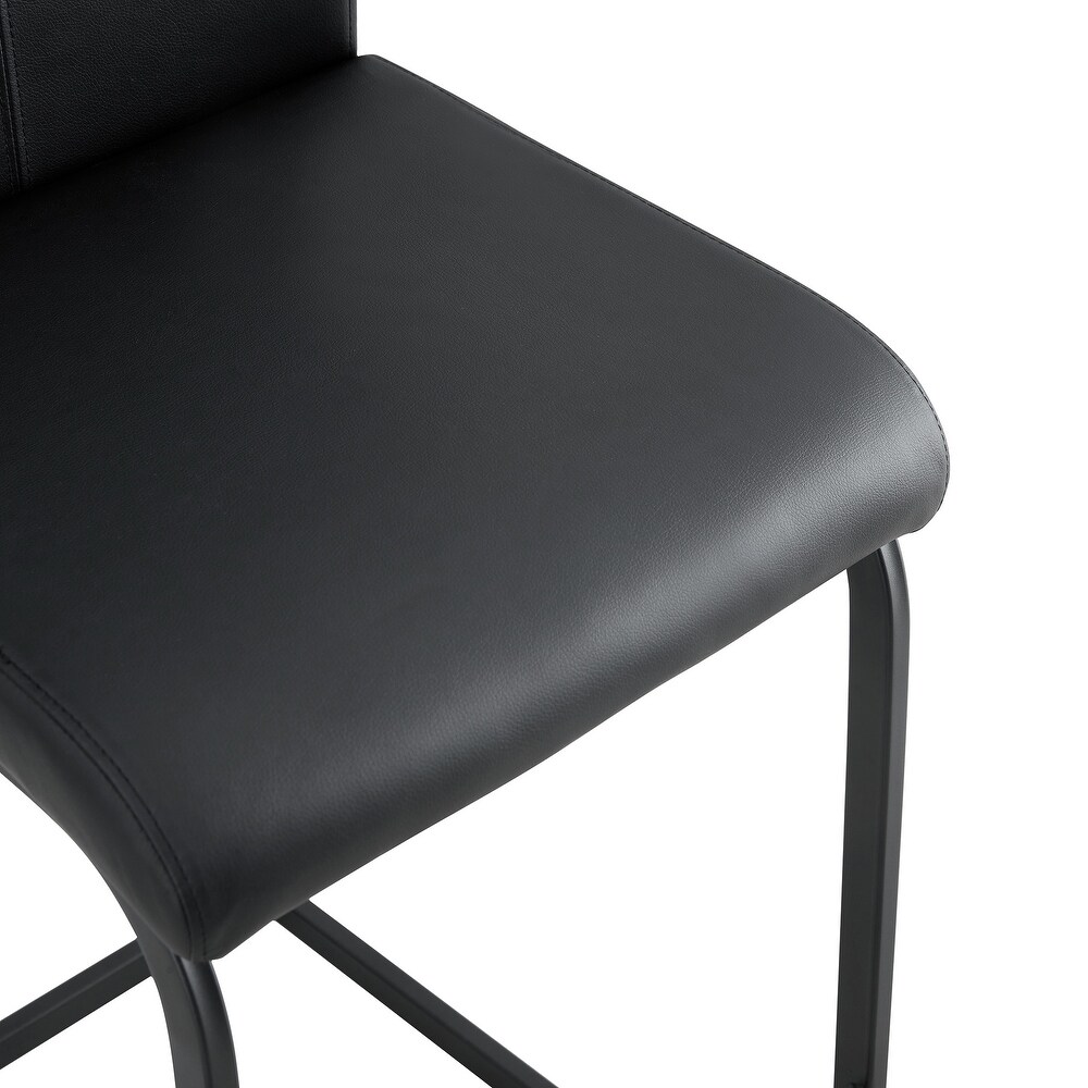 PU Barstool Chair Set of 2