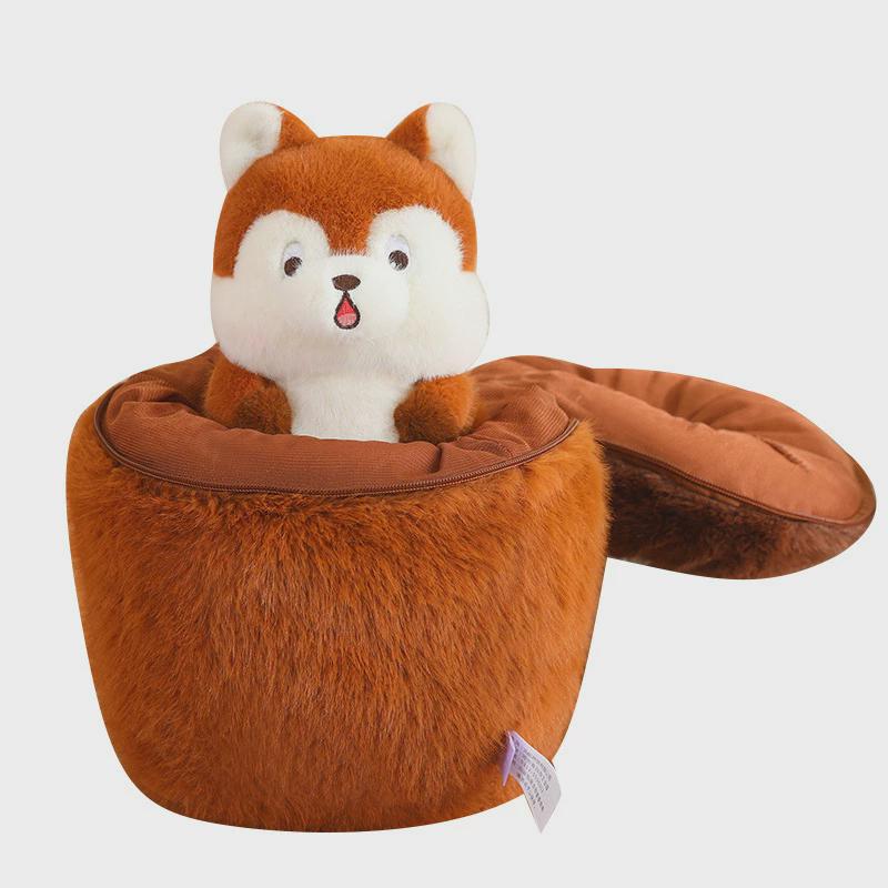 Surprise Squirrel Plush Toy Doll Cute Girl Sleeping Pillow Doll Cloth Doll Gift