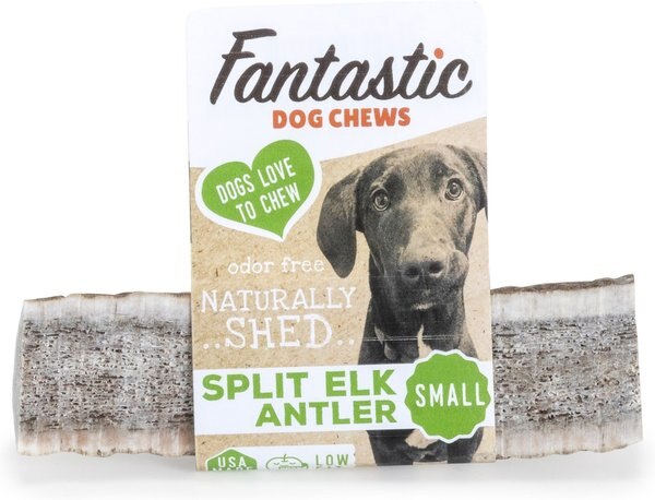 Fantastic Dog Chews Split Elk Antler Dog Treat