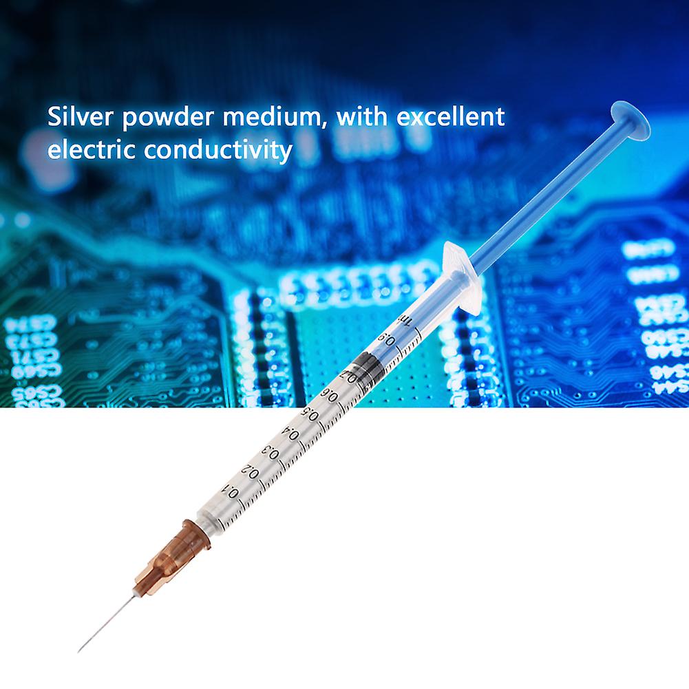 Conductive Silver Paste Adhesive Silver Paint Pen For Keyboard Pcb Repair (0.7ml)