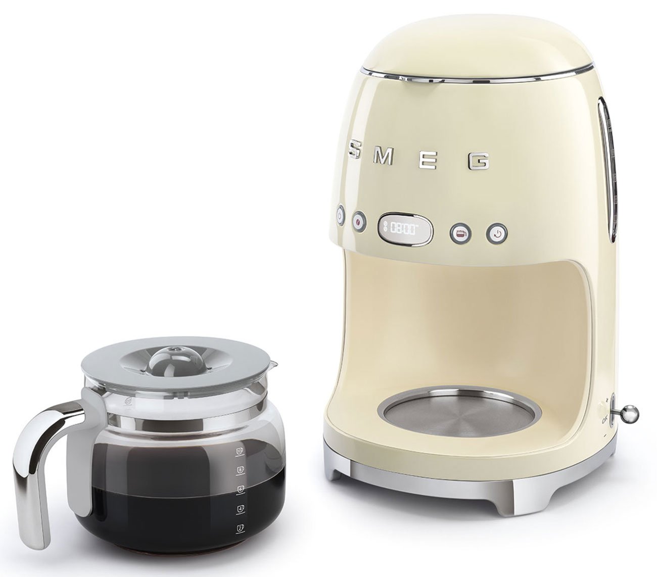 Smeg Retro Style Cream Coffee Maker