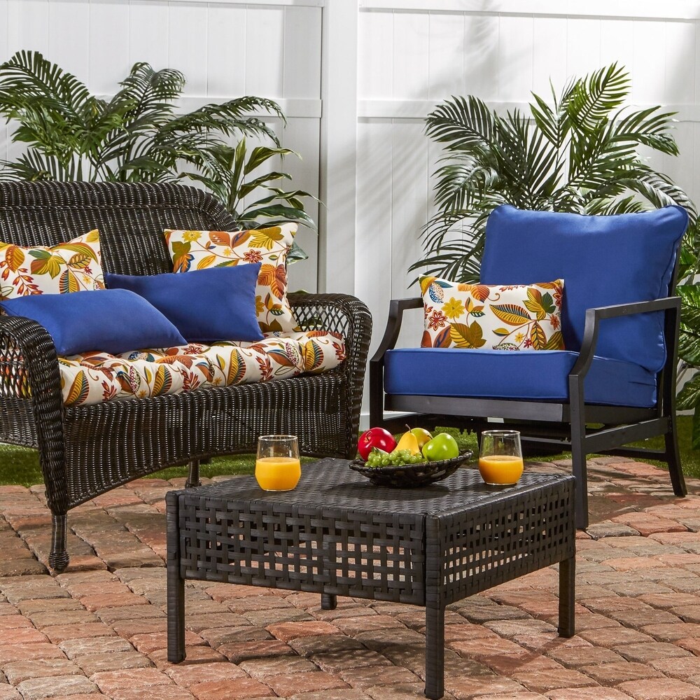 Dana Point 46 inch Outdoor Floral Swing/ Bench Cushion by Havenside Home   17w x 44l