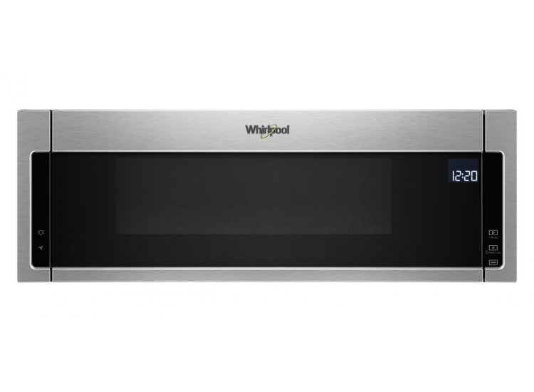 Whirlpool 1.1 Cu. Ft. Fingerprint Resistant Stainless Steel Low Profile Microwave Hood Combination