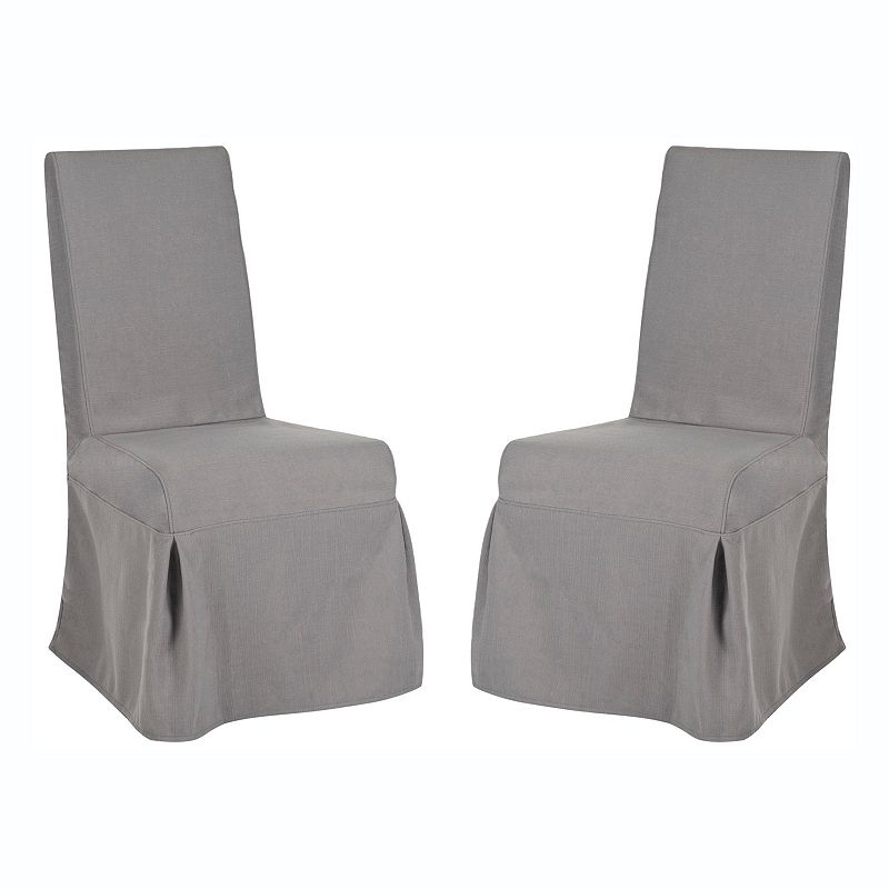 Safavieh 2-piece Adrianna Slipcover Side Chair Set