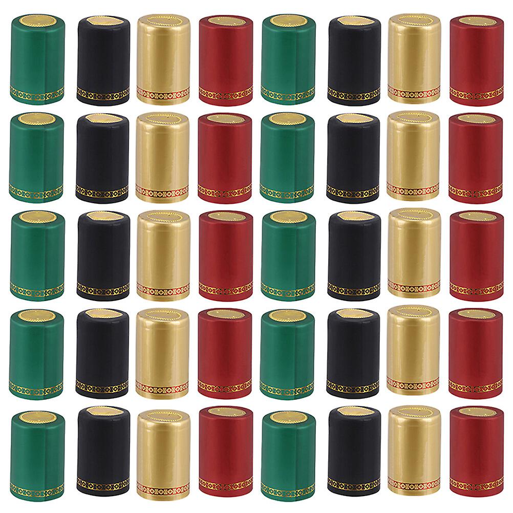 200pcs 33mm Red Wine Sealed Cover Bottle Heat Shrinkable Bottle Cover