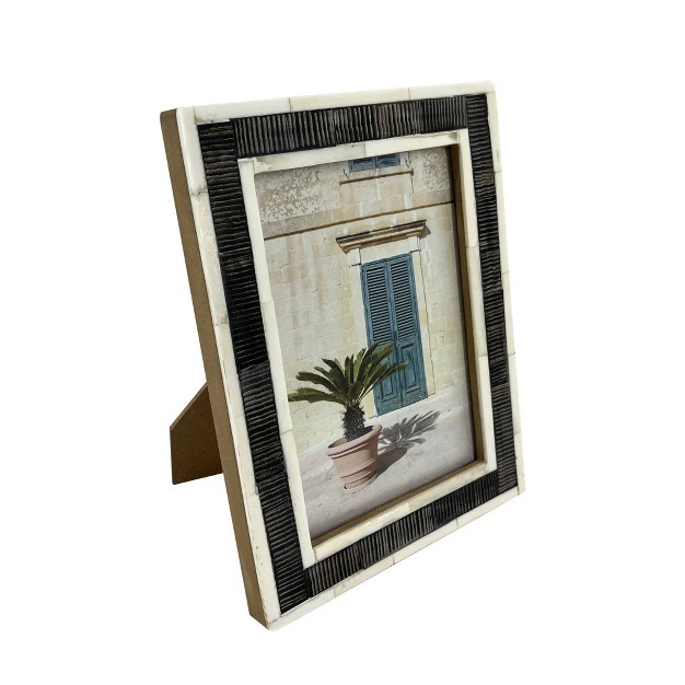 X 7 quot Scratched Bone Photo Frame Light Brown