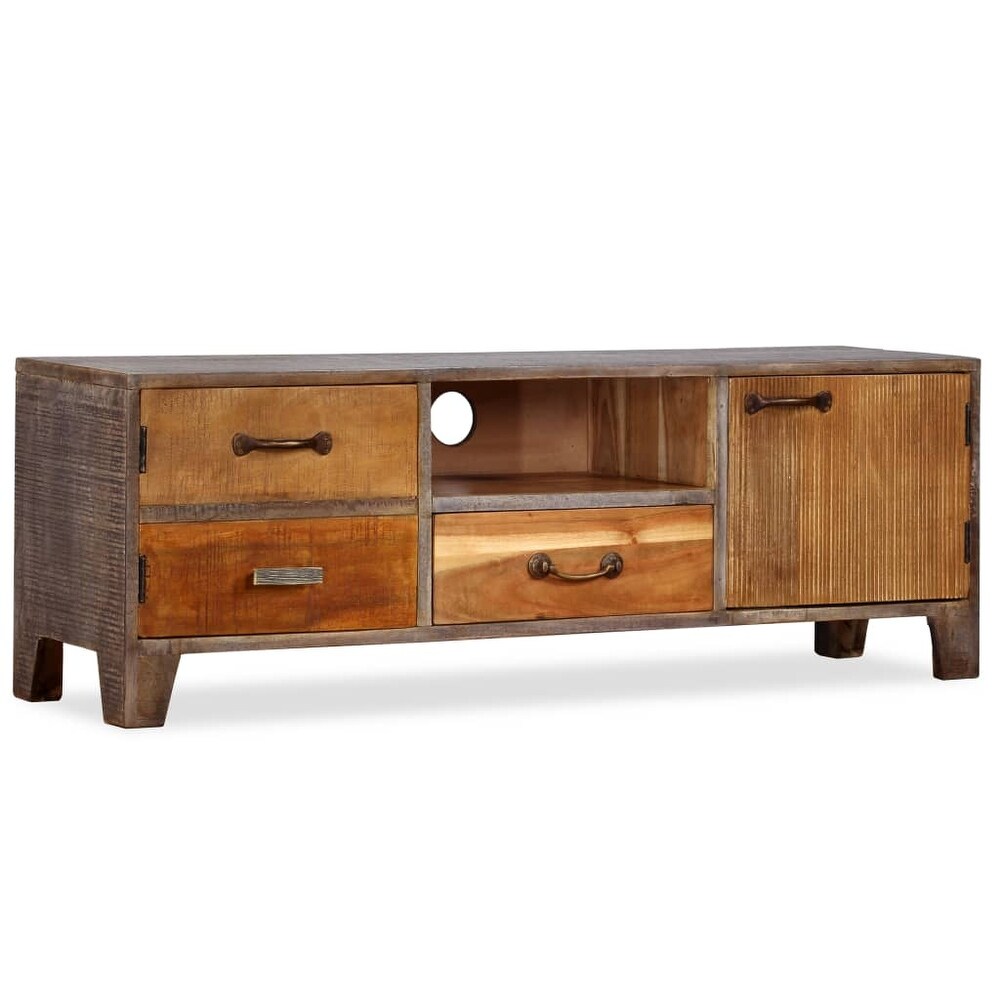 vidaXL TV Stand Solid Wood Vintage 46.5\