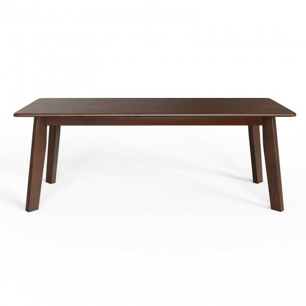 Rectangular Modern Wooden Coffee Table with Rubber Leg - 47'' x 23.5''x 17'' (L x W x H)