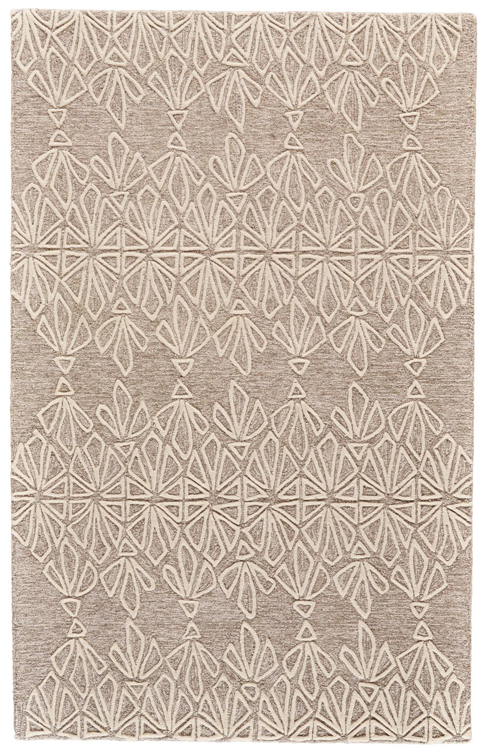 Fadden Taupe and Ivory Rug by BD Fine