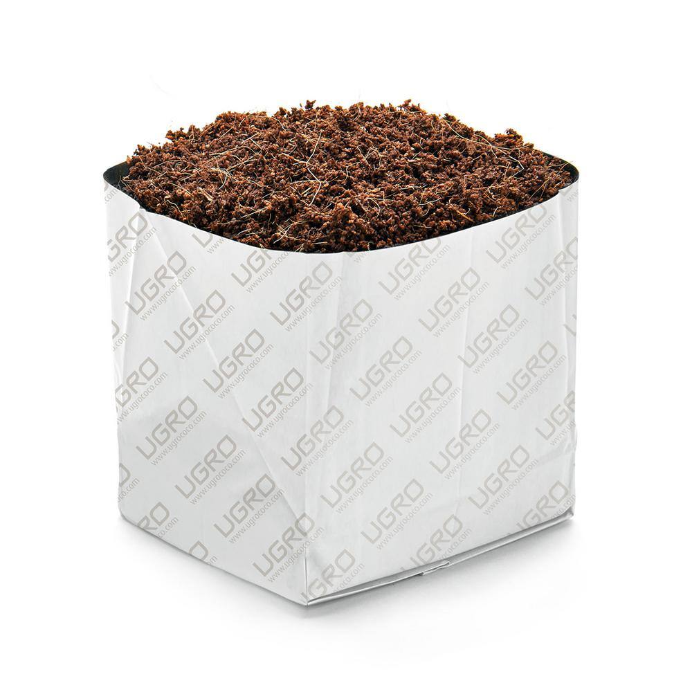 Devault Enterprises UGRO Rhiza Cube Coco Coir Grow Pouch DEVRHIZACUBE