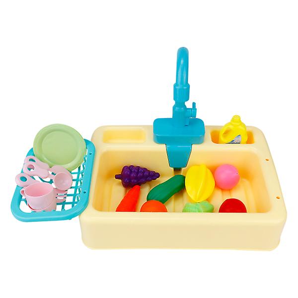 1 Set Electric Dishwasher Toy Kids Kitchen Toys Interesting Dishwashing Toys