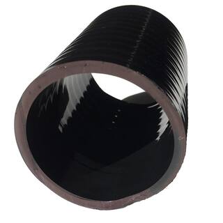 TekTube 2 in. x 25 ft. PVC Schedule 40 Black Ultra Flexible Pipe 2202200025