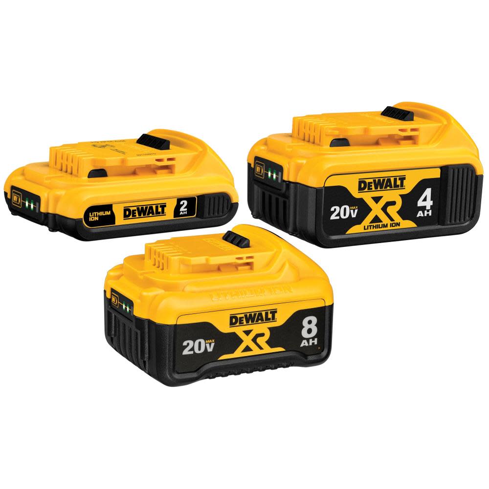 DW 20V MAX Battery Kit 3pk DCB248-3 from DW