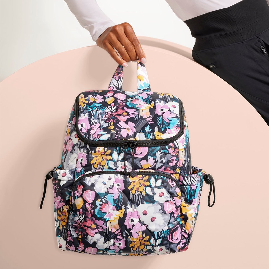 Vera Bradley  Featherweight Backpack in Fresh-Cut Floral Lavender