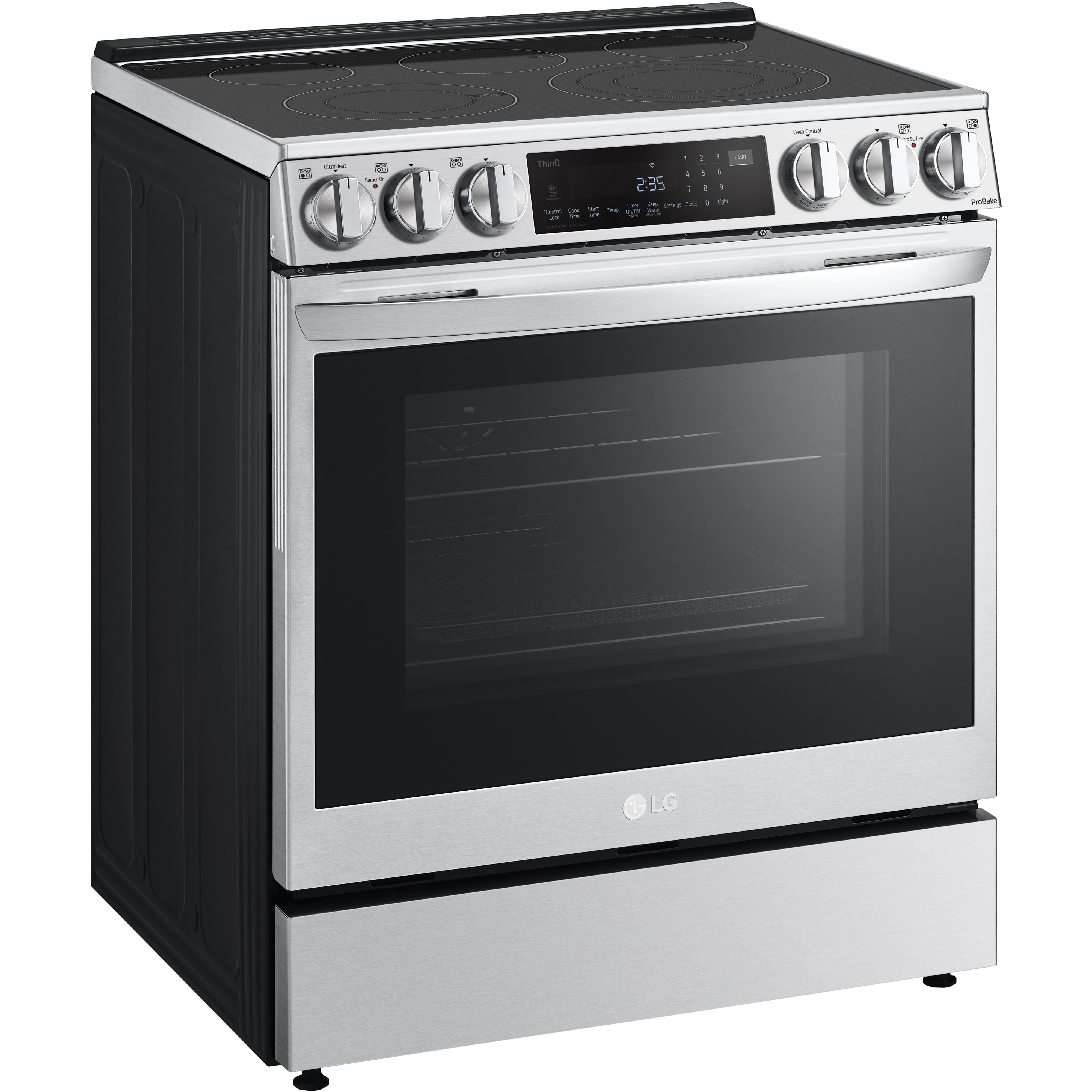 LG 30-inch Slide-In Electric Range with Air Fry LSEL6335F