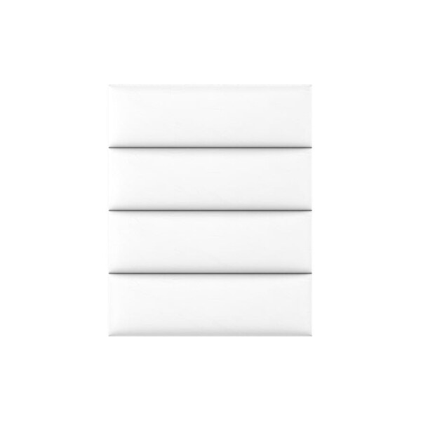 VANT Upholstered Headboards - White Dove - 39 Inch - Set of 4 panels. - - 14418886