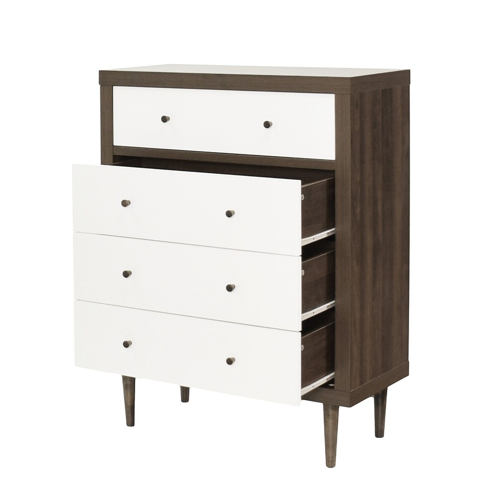 Nystrom 2 Piece 3 Drawer Chest and 4 Drawer Dresser Bedroom Set by Christopher Knight Home