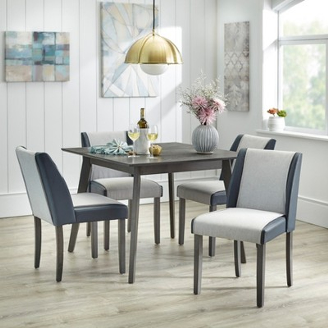 Grayson Dining Chair Gray/Navy - angelo:Home