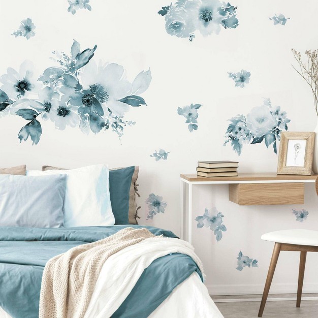 Floral Peel And Stick Giant Wall Decal Roommates