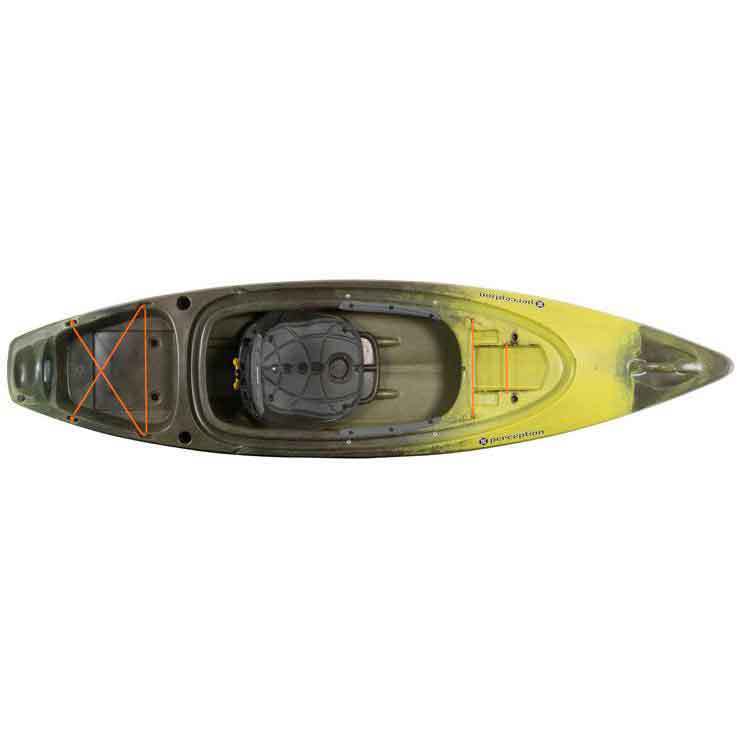 Perception Sound 9.5 SitInside Kayaks  9.6ft Moss Camo  Moss Camo