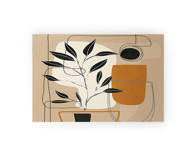 Nadja Abstract Shapes 06 Welcome Mat Society6