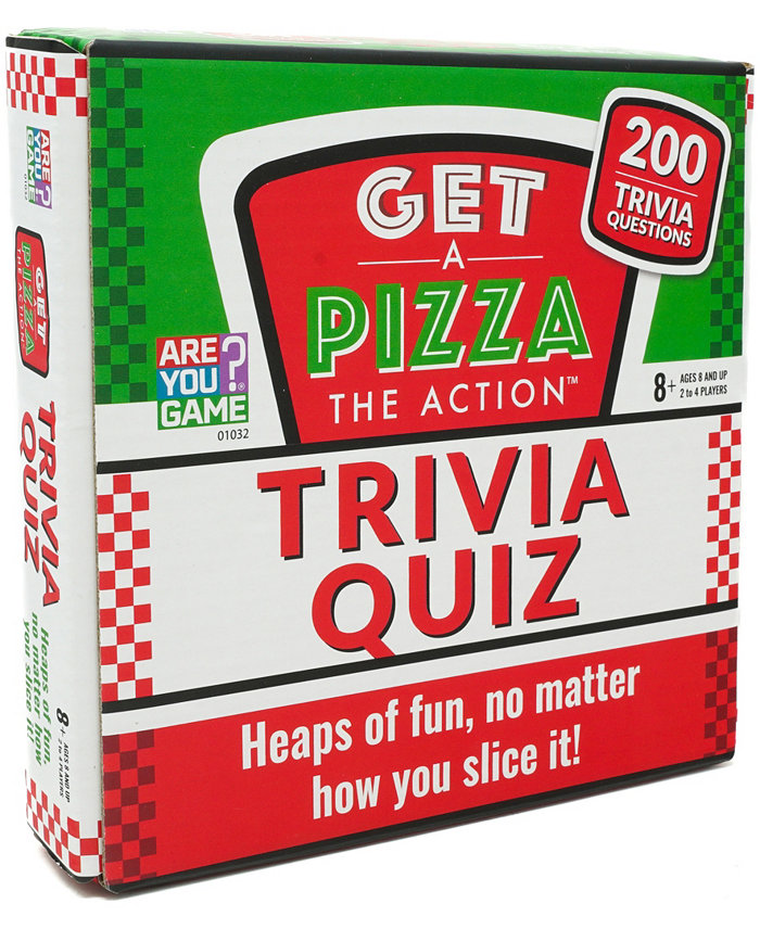 University Games Areyougame.com Get A Pizza the Action Trivia Quiz