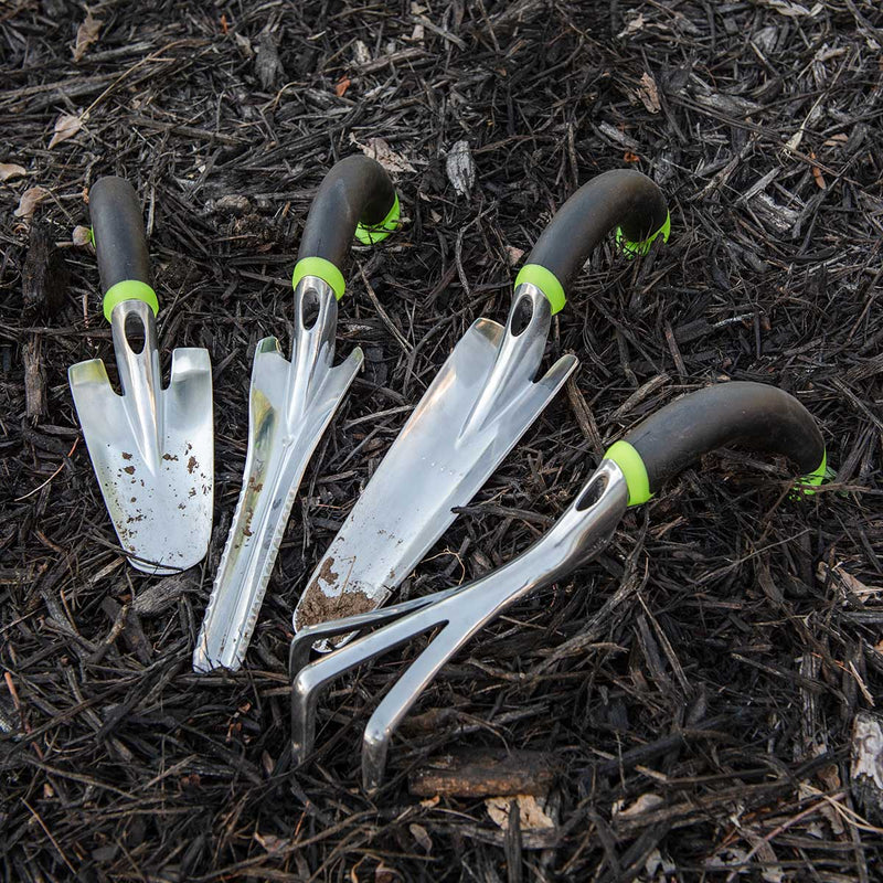 Ergonomic 4-Piece Garden Tool Set