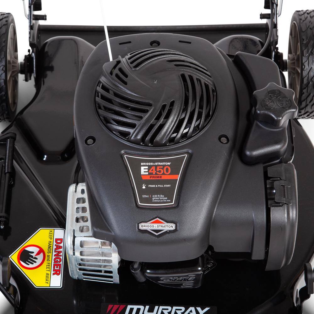 Murray 20 in. 125 cc Briggs  Stratton Walk Behind Gas Push Lawn Mower with 4 Wheel Height Adjustment and Prime 'N Pull Start MNA152506