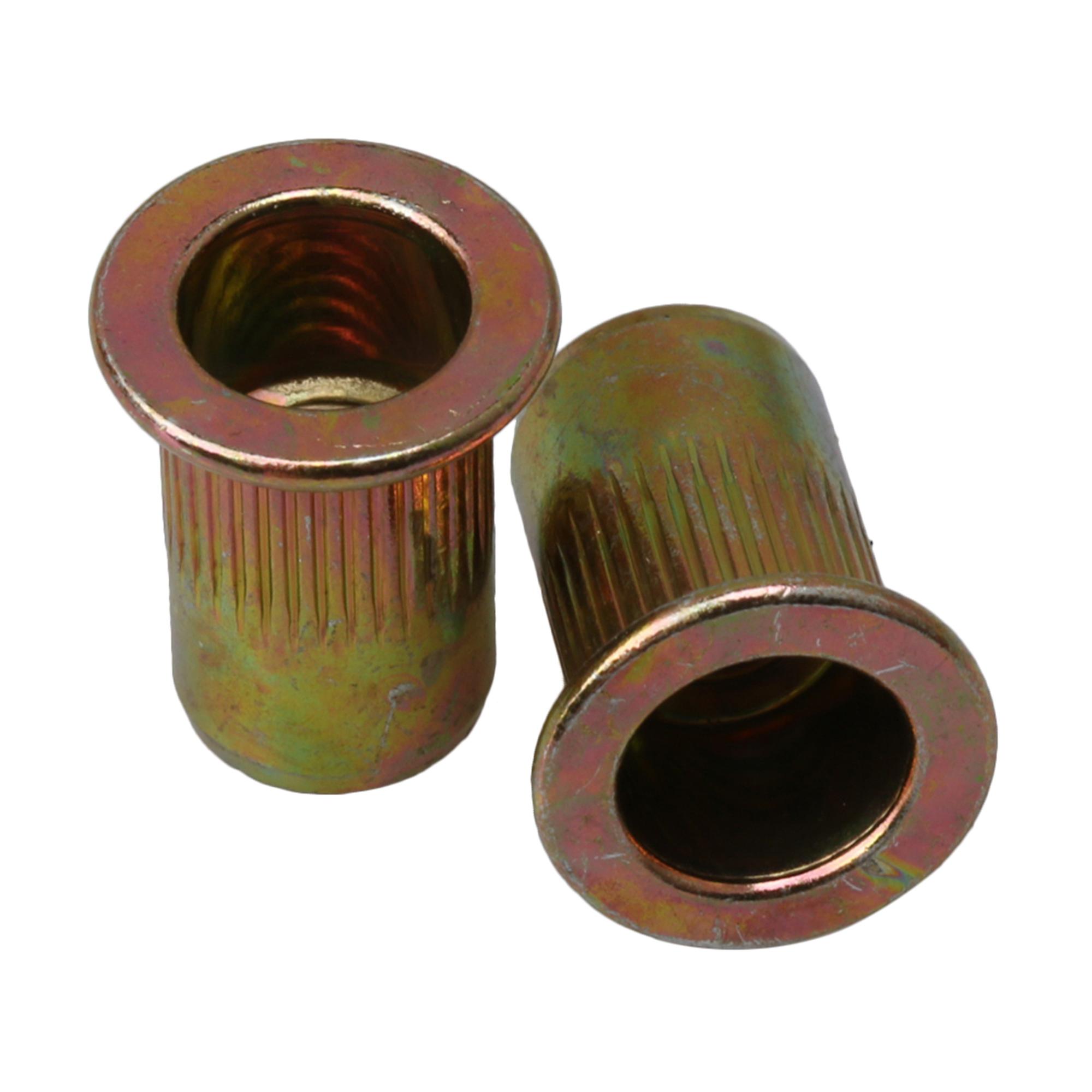 M6 Thread Instruments Furniture Flat Head Rivet Nut