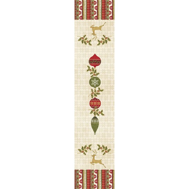 Laural Home Simply Christmas Rectangle Table Runner