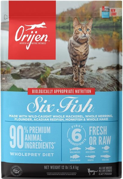 ORIJEN Six Fish Grain-Free Dry Cat Food