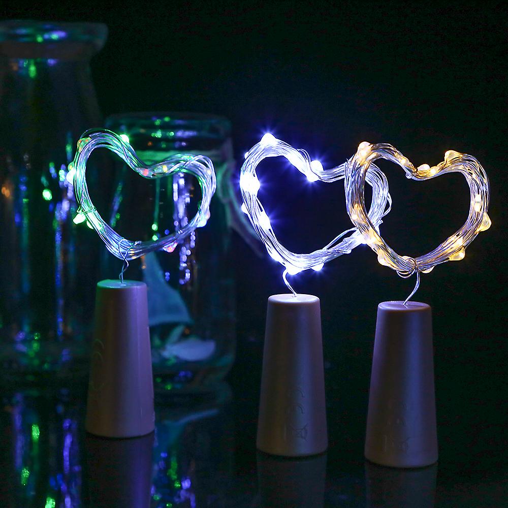 4.5v 1.2w 1.5m 15 Led Copper Wire Fairy String Light Warm White Twistable Bendable Foldable Bottle Stopper Atmosphere Lamp Ip65 Water Resistance For C