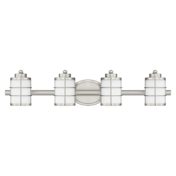 Harper 4-Light Brushed Nickel Bath Light - Brushed Nickel