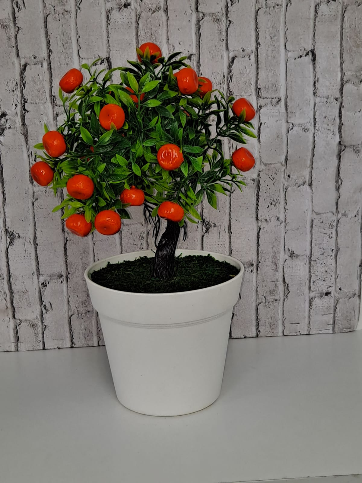 Gorgeous Orange Bonsai in pot of your choice-Artificial