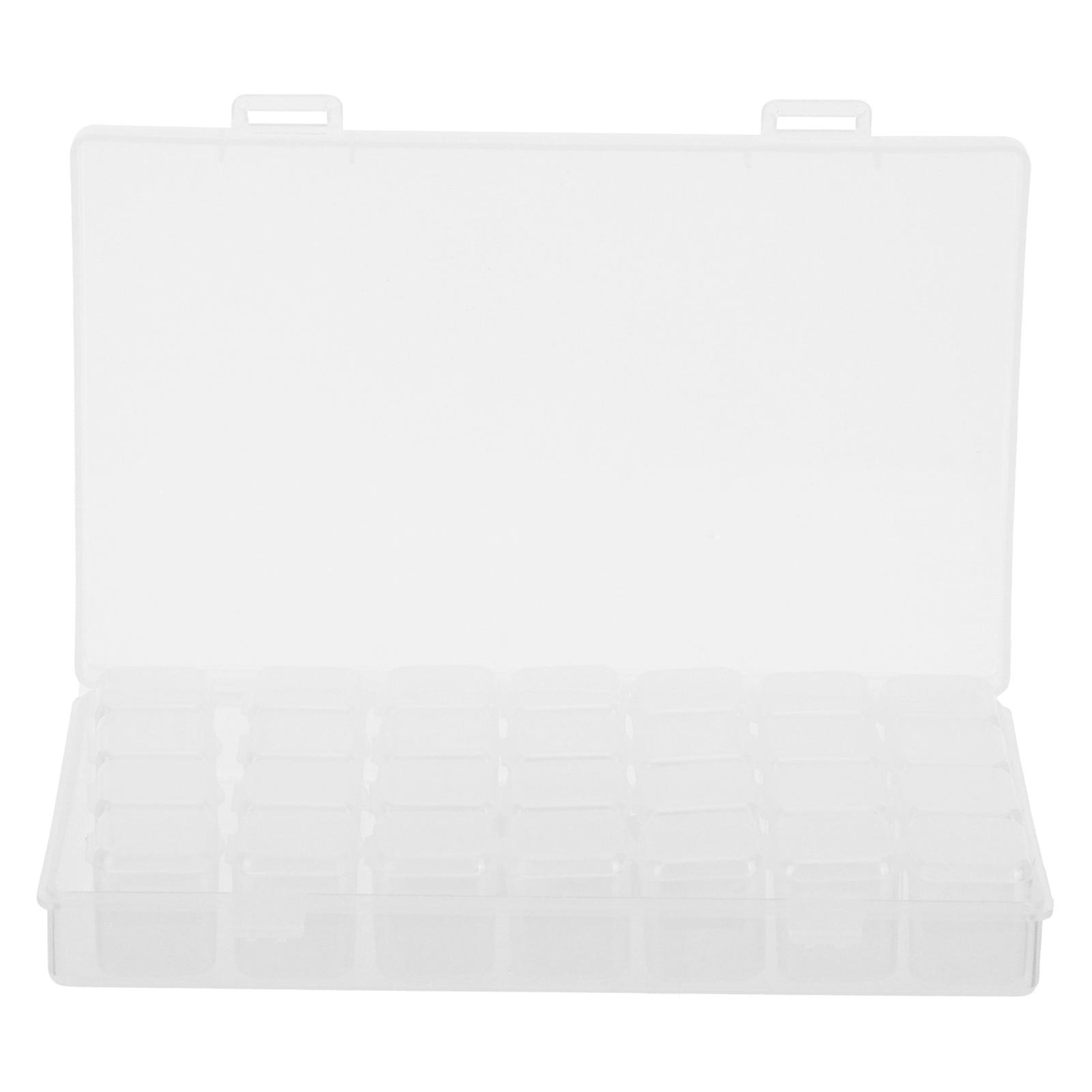 28 Grid Diamonds Painting Accessories Beads Organizer Diy Diamonds Painting Bead Storage Box