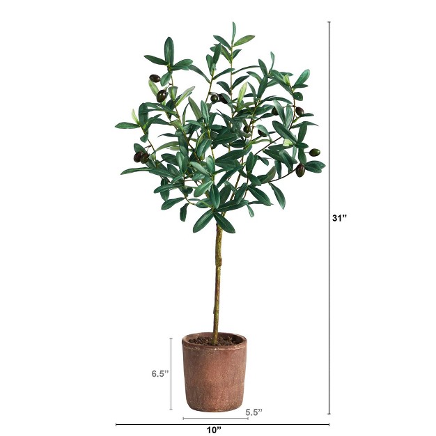 Nearly Natural 31 in Olive Artificial Tree