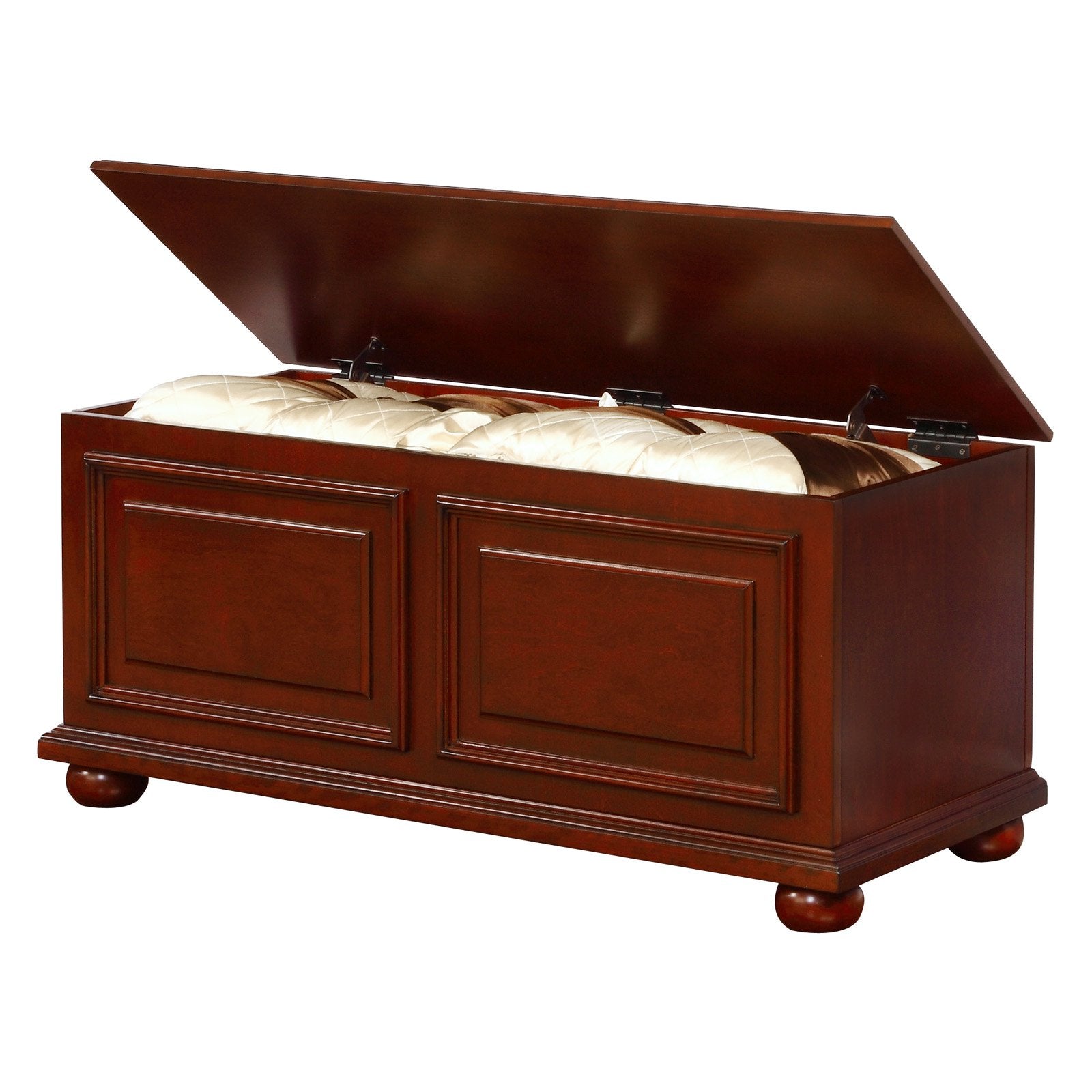 Powell Chadwick Traditional Cedar Storage Chest, Rich Cherry Finish