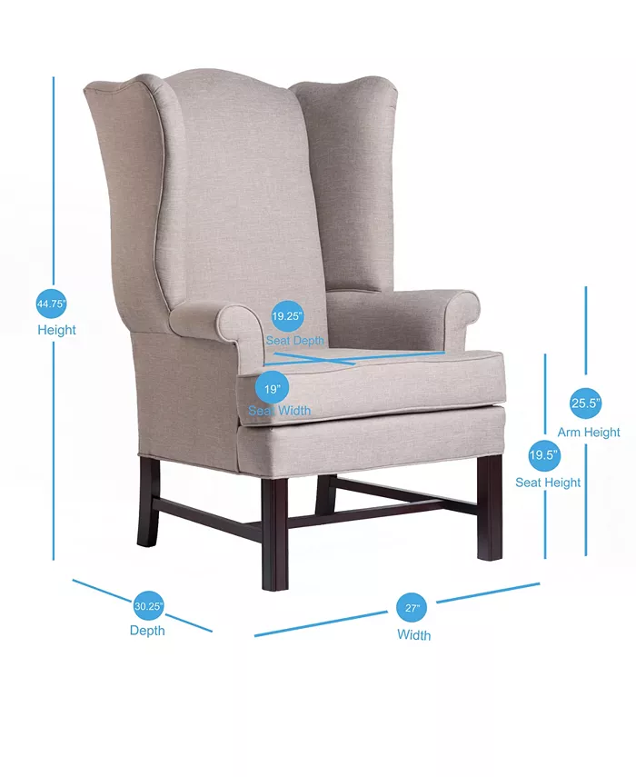 Comfort Pointe Chippendale Wing Chair