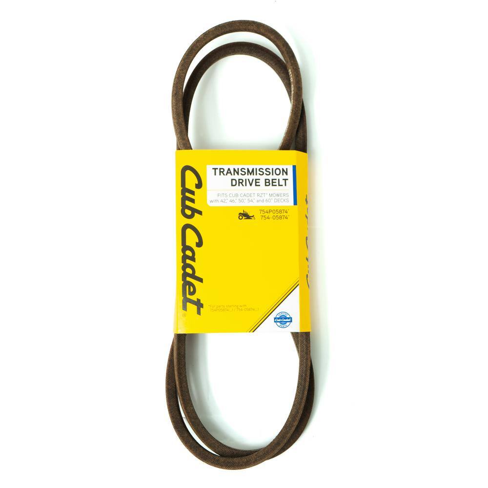 Cub Cadet Original Equipment Transmission Drive Belt for Select Zero Turn Lawn Mowers OE# 754P05874 490-501-C089