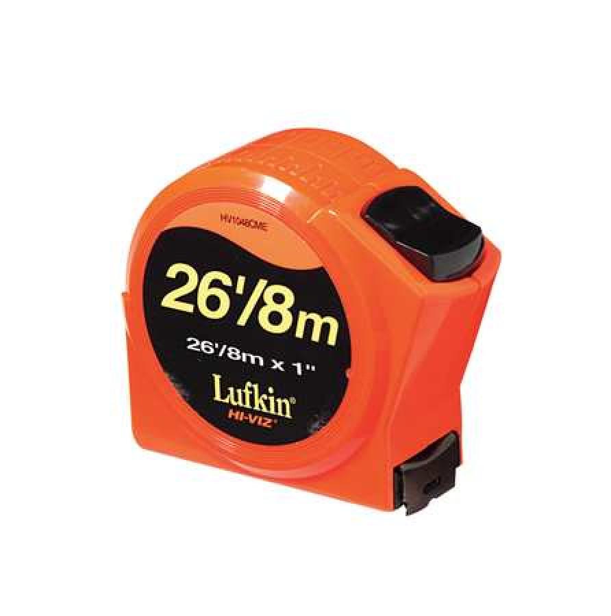 Lufkin Pro Series Nyclad Tape Measures， 1/2 in x 200 ft