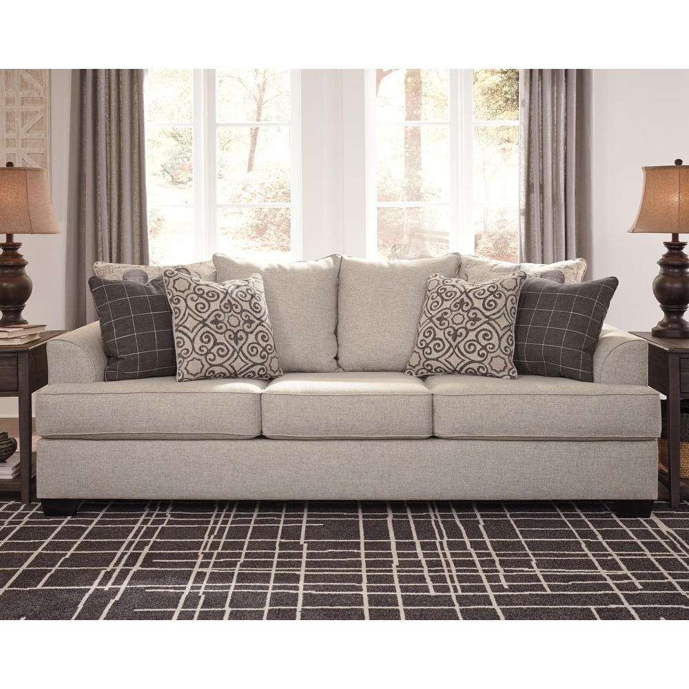 Signature Design by Ashley Velletri Sofa   Pewter