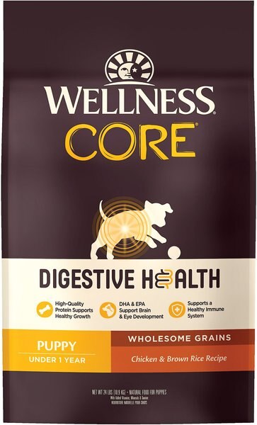 Wellness CORE Digestive Health Puppy Chicken and Brown Rice Dry Dog Food